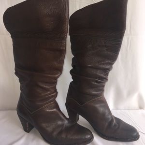 Frye Dorado Slouch Boot Fold Over Cuff Vintage 8.5